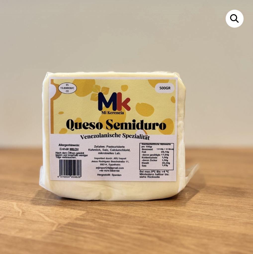 Queso Semiduro 1 kg